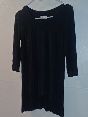 Hollister 3/4 Sleeve Black Shirt Sz XS